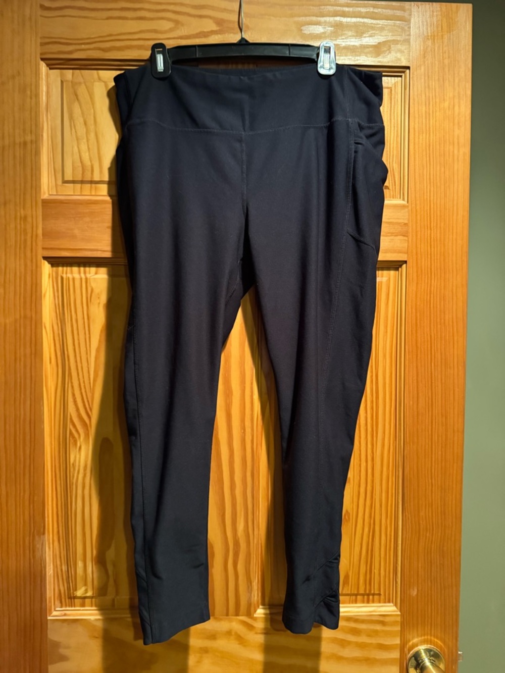 Mondetta Black High-Waist Leggings with Side Pocket Size XXL